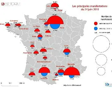 Miniature manifestations retraite 2010