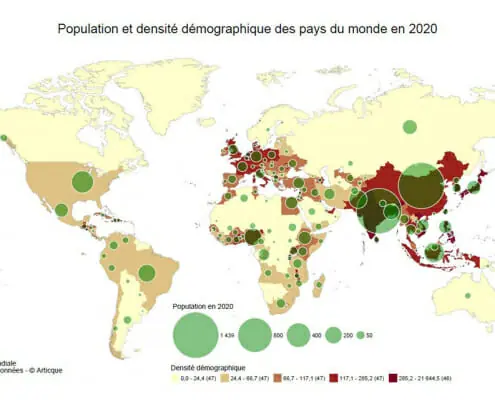 population demographique des pays du monde en 2020