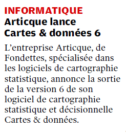 Lancement de la version 6 de Cartes & Données