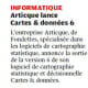 Miniature Cartes & Données