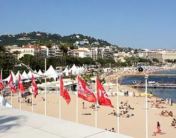 le festival de cannes en cartes