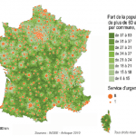 Répartition de la population de plus de 60 ans et des établissements de santé d'urgence