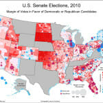 USA Senate 2010 county results