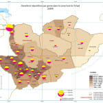 carte tchad population masculine vs feminine et densite