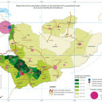carte tchad population urbaine et densite rurale