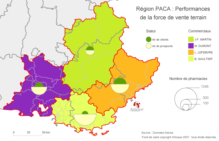 Performance de la force commerciale en PACA