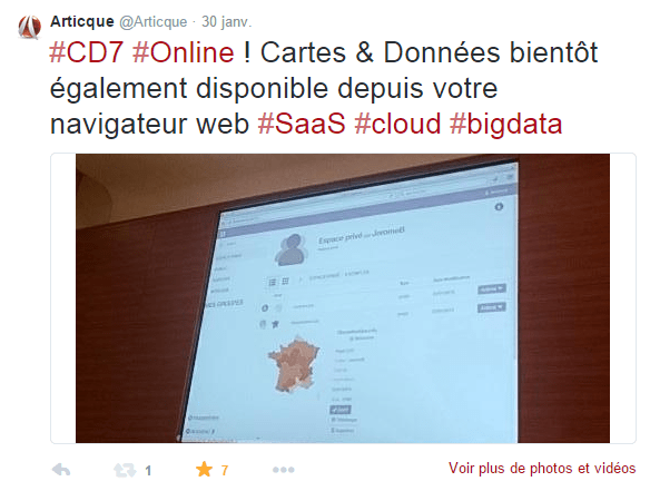 Congrès-Articque-Cartes&Données-CD7-Online-geomarketing-bigdata-dataviz-cartographie-Tweet