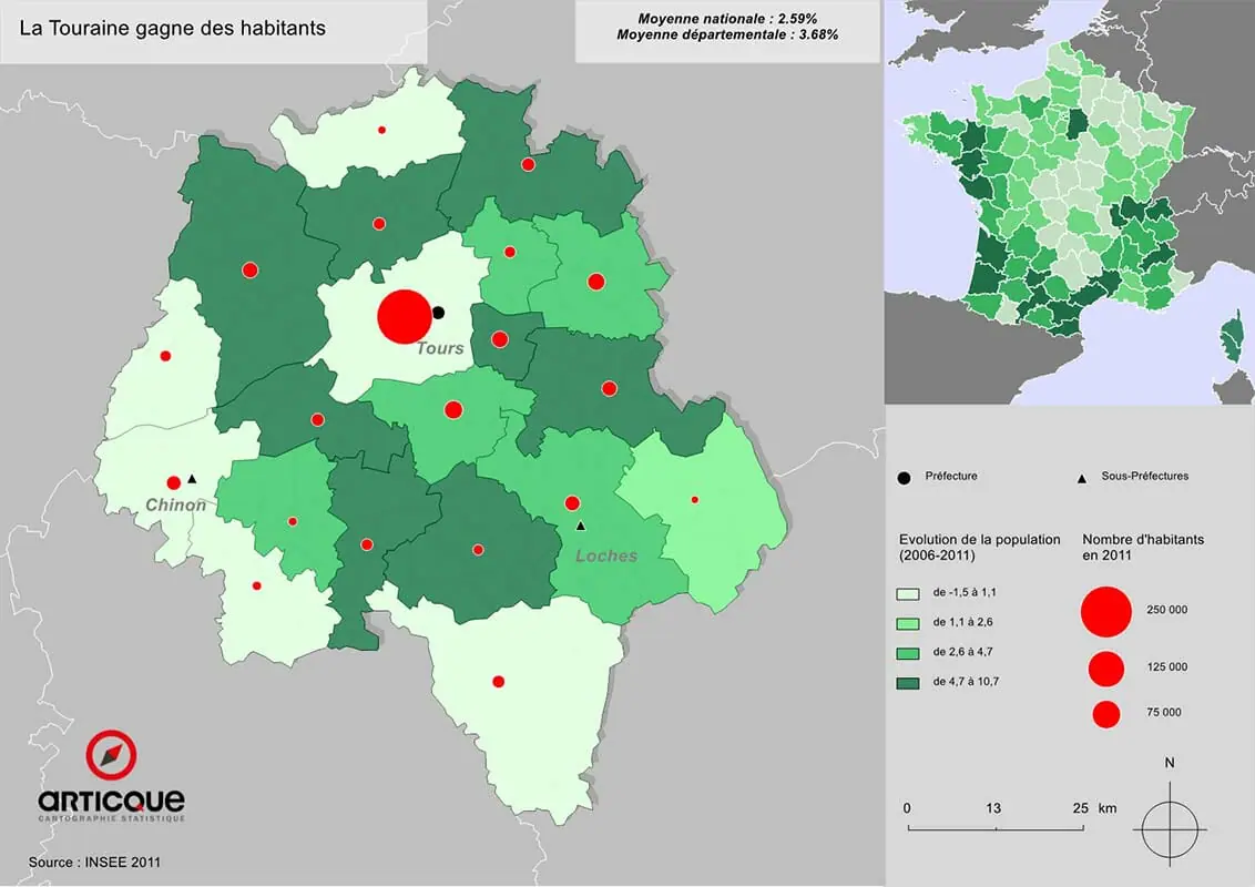 Population en Touraine
