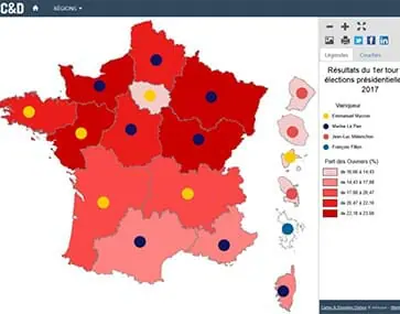 Résultats du 1er tour de l’élection présidentielle 2017