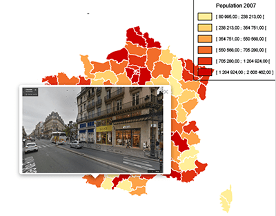 Atlas web : fiches au clic