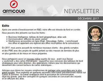 Newsletter n°47 de décembre 2017 d’Articque