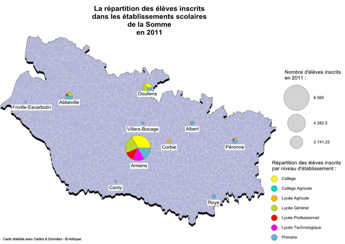 Illustration du module Contours dans Cartes & Données