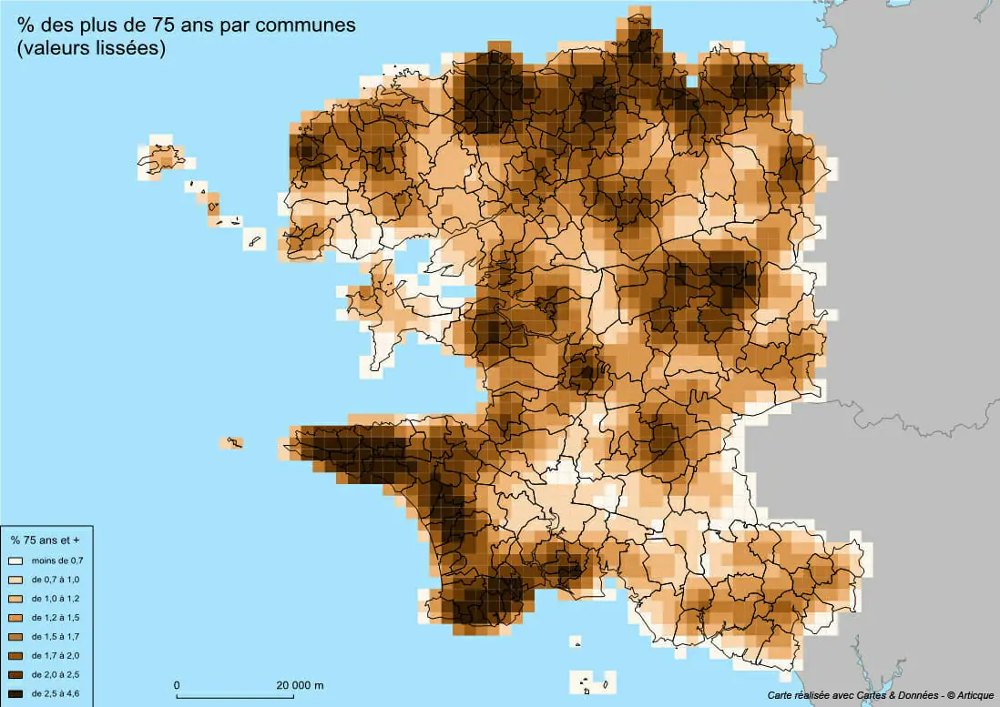 Module Lissage dans le logiciel Cartes & Données