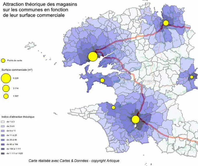 Illustration du module Polarisation dans Cartes & Données