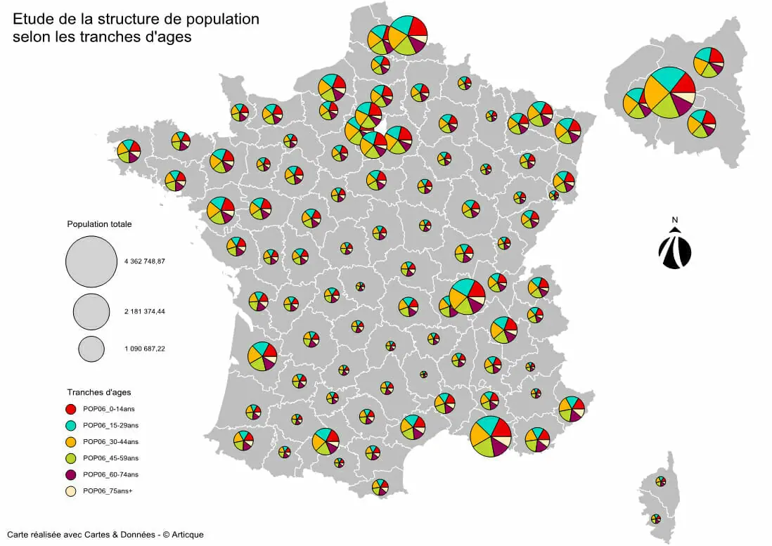 Module Secteurs du logiciel Cartes & Données