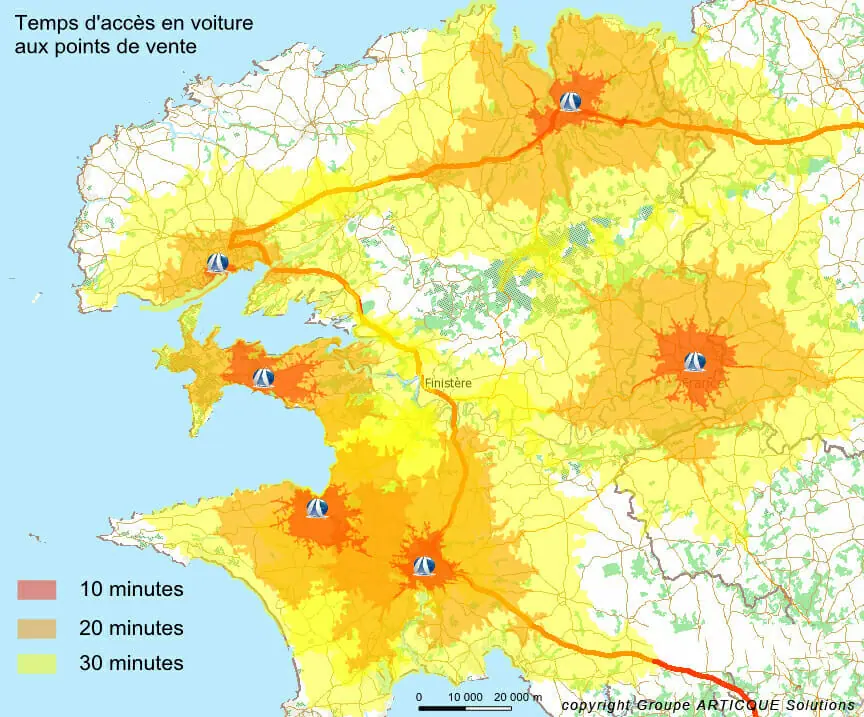 Illustration du module zone d'accès d'Articque