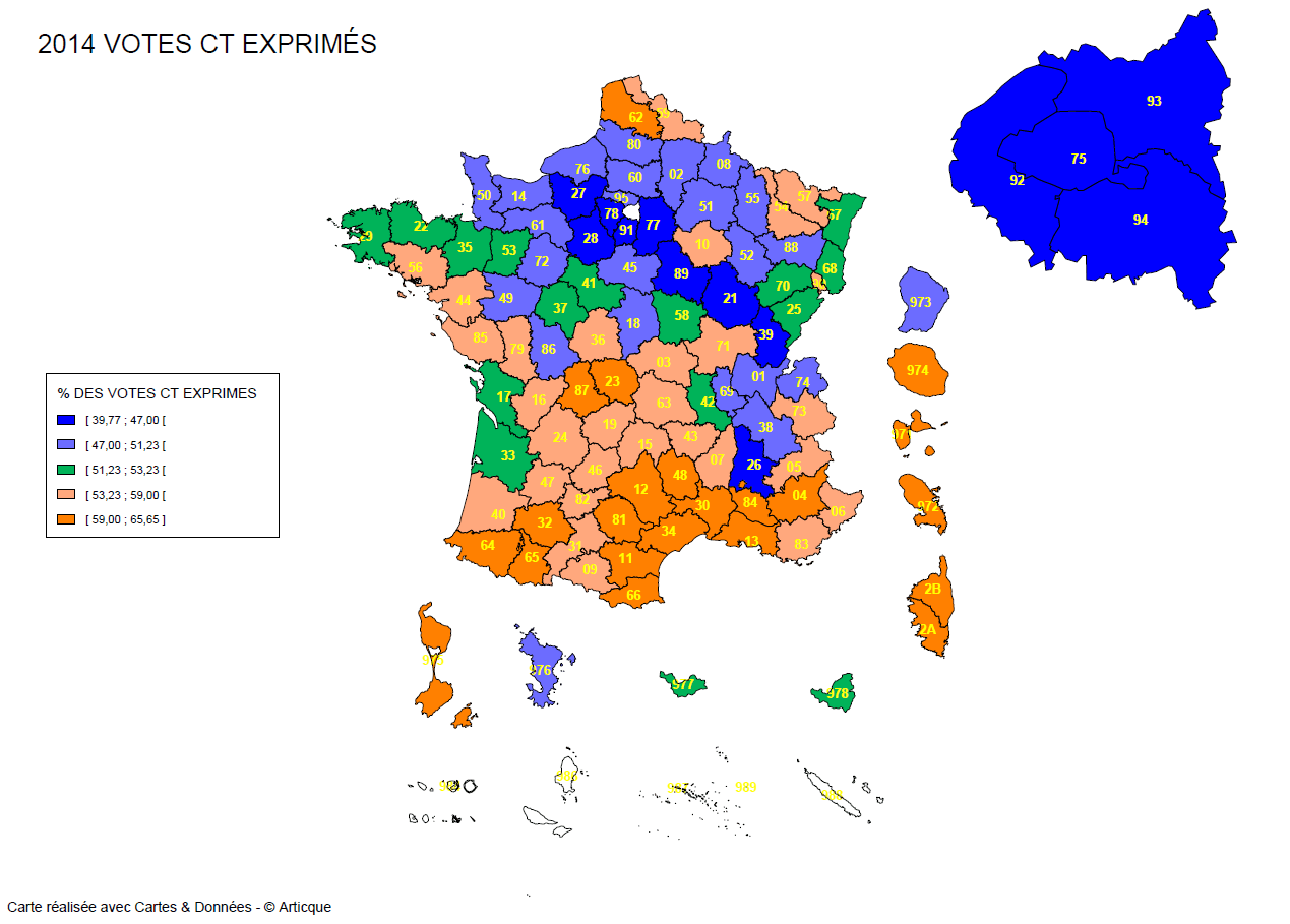 Cartes analytiques sous forme d'atlas interactifs