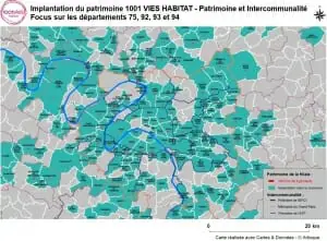 Implantation immobilière en région parisienne
