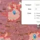 Sélection par isochrone dans une carte interactive