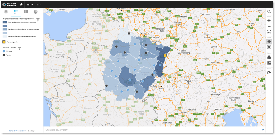 Batiment & Travaux Publics : localiser ses clients potentiels