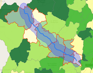 Zones d’accès : zones tampon