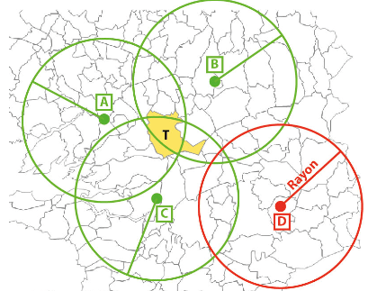 Définition de l'interpolation dans Cartes & Données