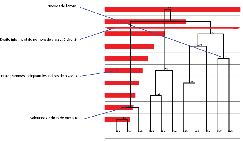 Représentation graphique du module CAH