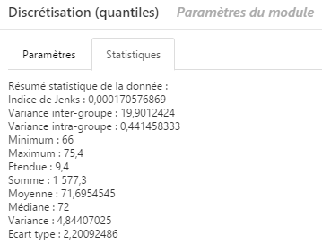 cartes et donnees discretisation statistiques