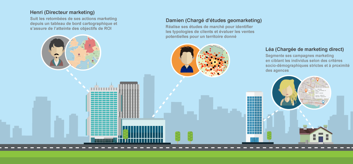 Etude geomarketing et geociblage avec C&D online