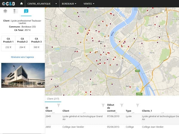 Comment localiser ses prospects et clients avec C&D online