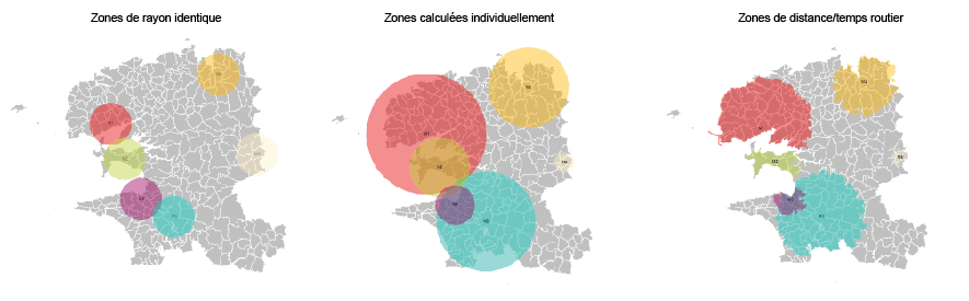 Images du module zone d'accès dans Cartes & Données