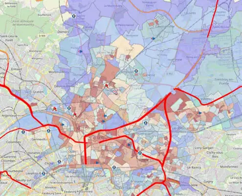 Zone d'accès et concurrence dans la région parisienne