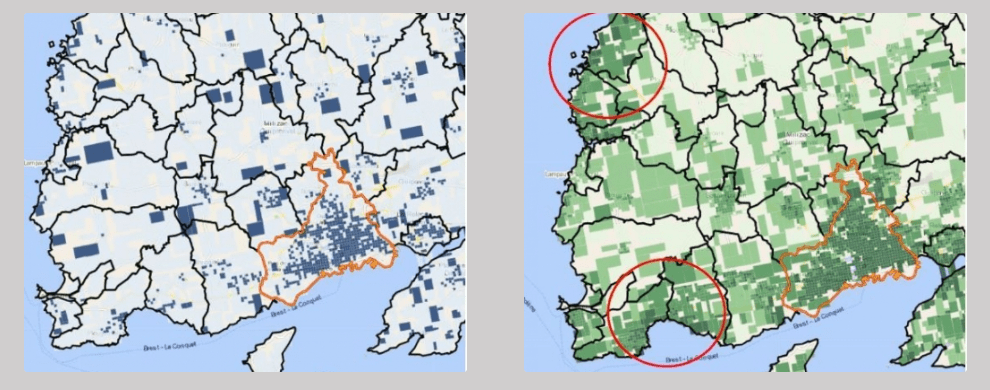 repérage de potentiels de prospection inexploités