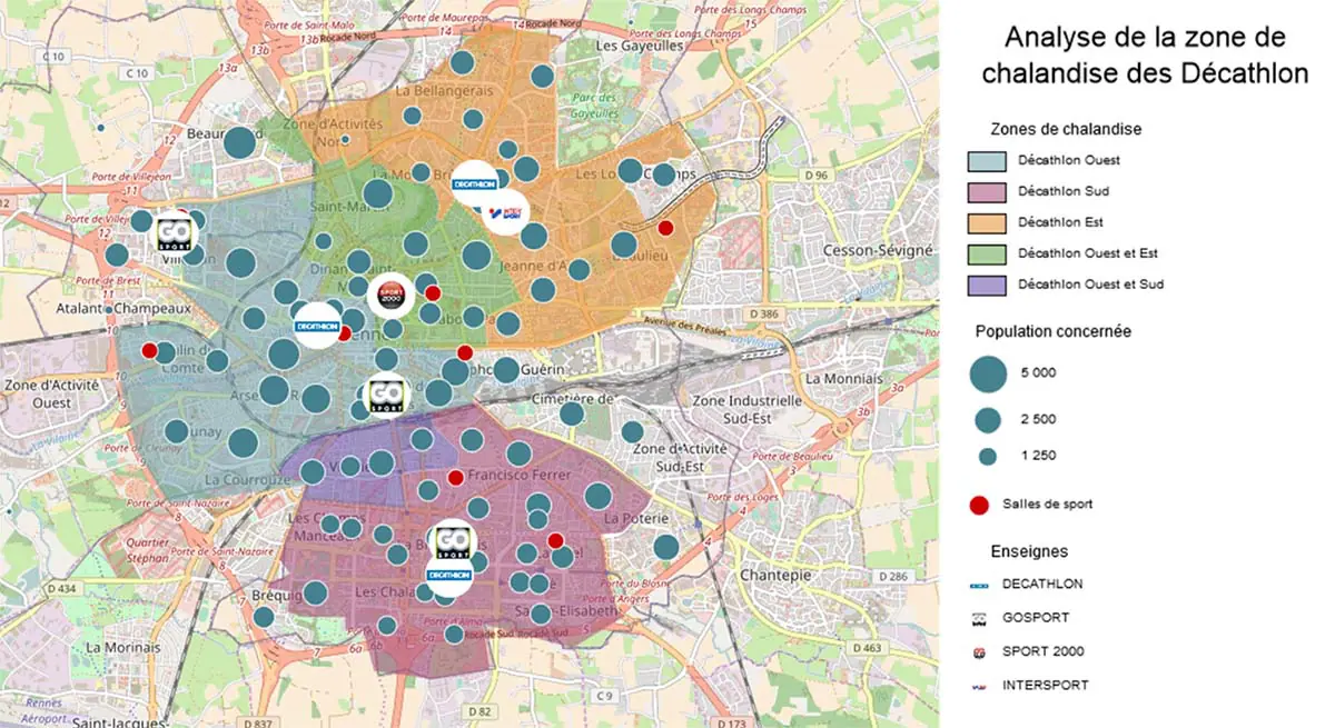 Etude d'implantation d'un magasin Decathlon