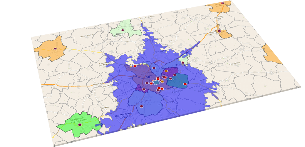 Geo-decisionnel cartes & donnees