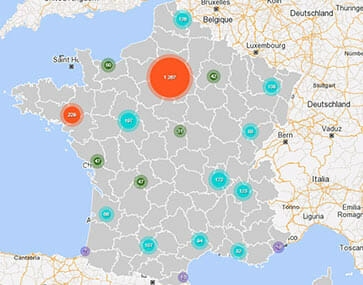 carte cluster articque