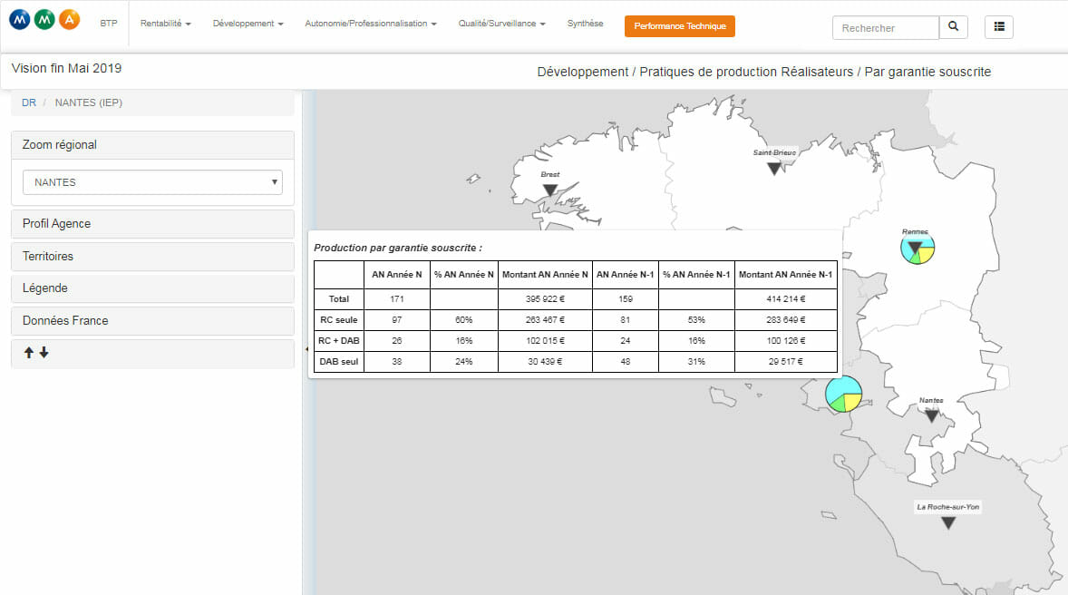 Application MMA MapTech Pro