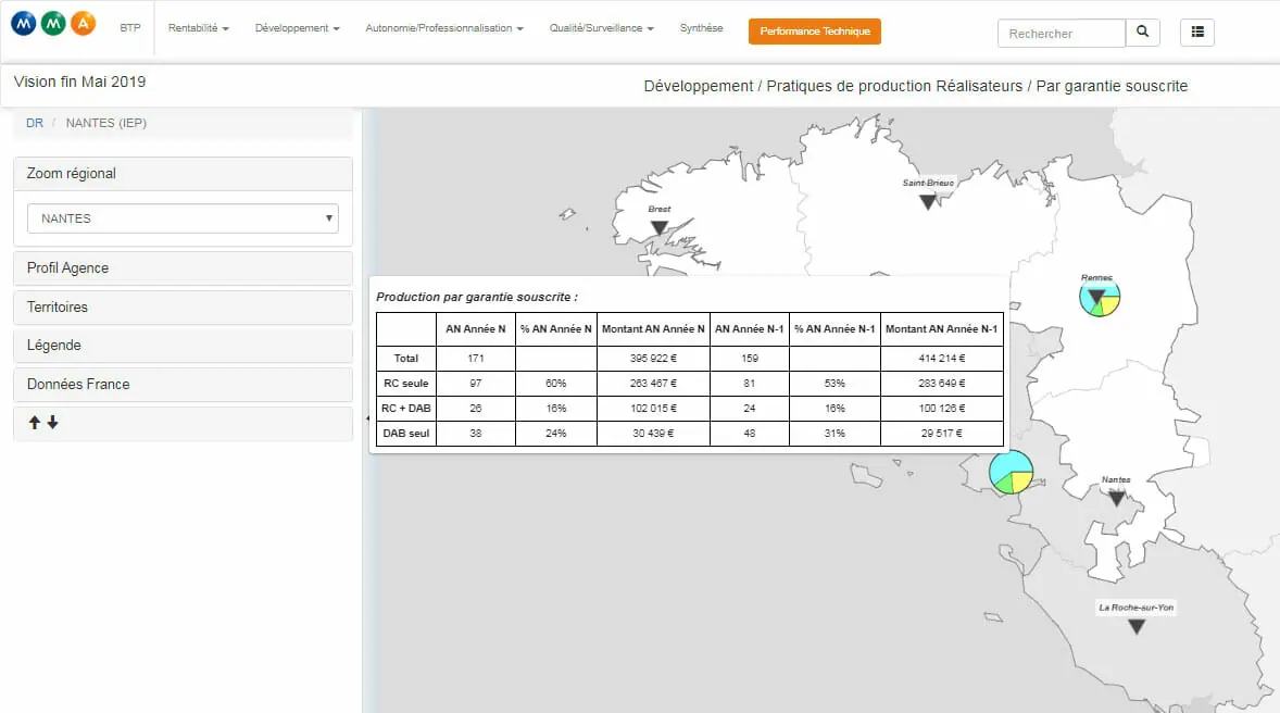 Application MMA MapTech Pro