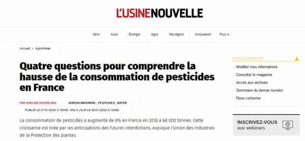 quatre questions pour comprendre la hausse de la consommation pesticides