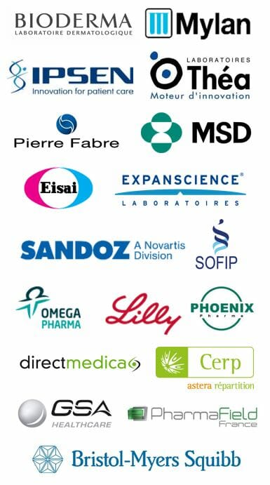logos clients secteur pharmaceutique