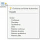 Choix d'un fichier de donnees dans l'organigramme articque