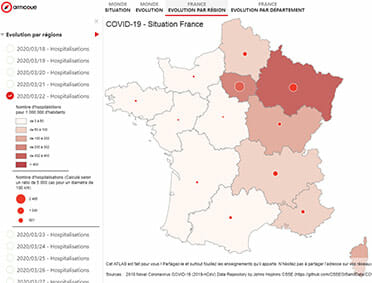 Les nouveautes de l'atlas covid 19