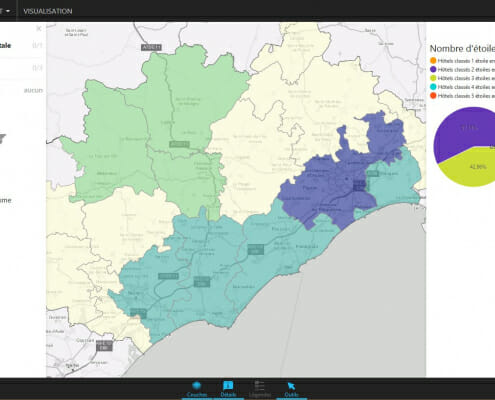 Atlas du tourisme : cartographie des hotels