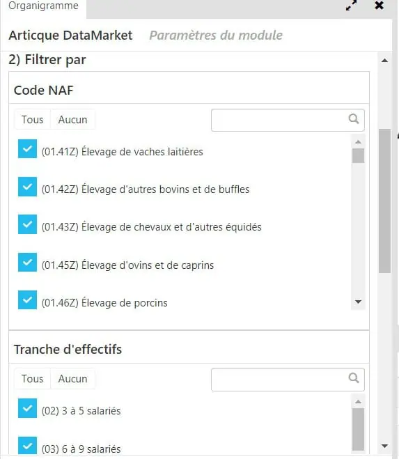 filtre articque datamarket