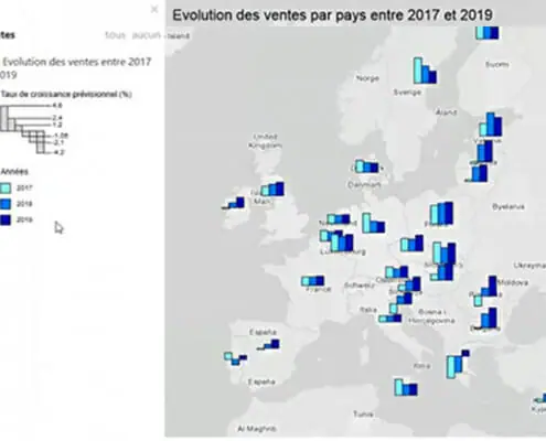 Creer une carte a histogramme