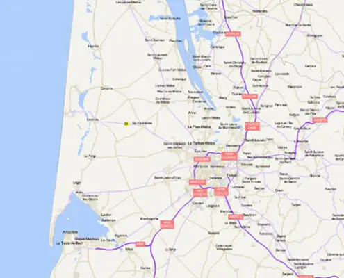 Carte d'habillage en tuiles