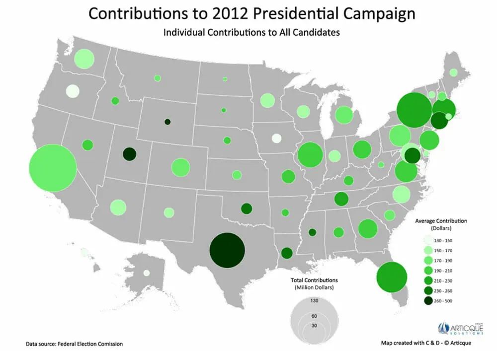 Election americaine 1972 a 2012