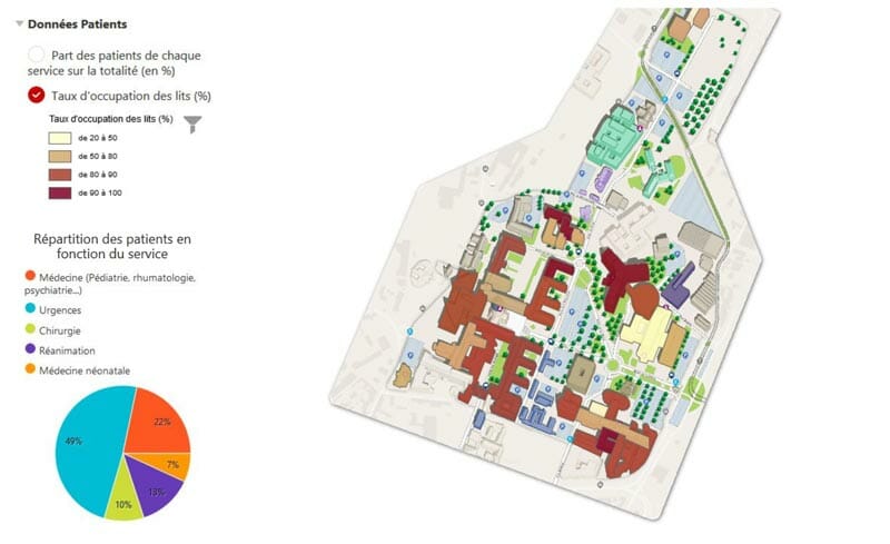 Taux-d'occupation-des-lits-etablissement Taux d'occupation des lits dans les etablissements hospitaliers