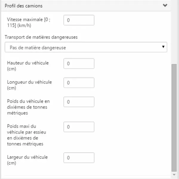 implantation territoriale et deplacement des camions du btp