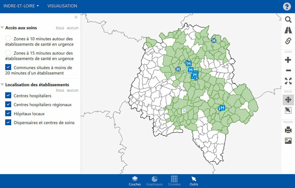 implantation territoriale : les deserts medicaux